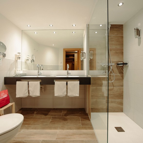 Badezimmer im Familienstudio